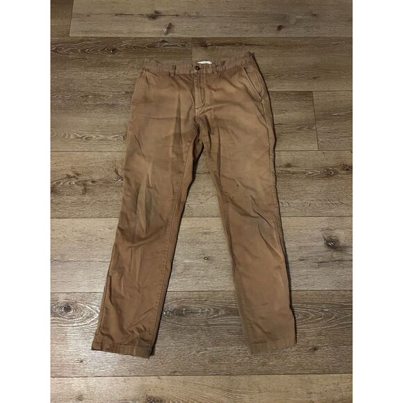 Taylor Stitch Democratic Men's Beige Khaki Straight Chino Pants Size 31 - Picture 1 of 3
